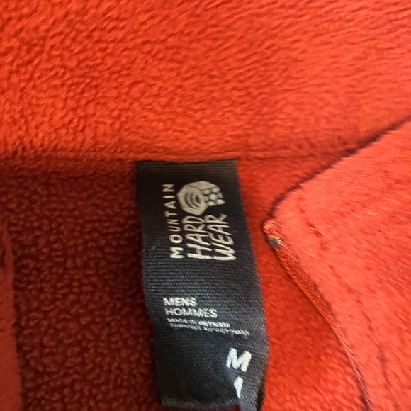 Mountain Hardwear Mens 1/4 Zip Pullover Fleece Outdoor Sweater Size M EUC - Picture 9 of 10